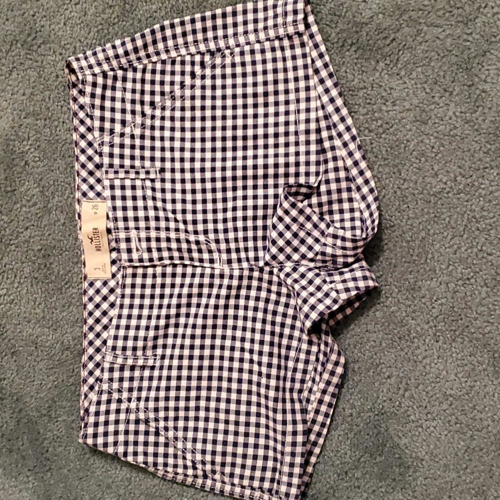 ☀️ Hollister blue and white shorts